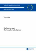 Die Rechtsnatur Der Gesellschafterkonten 3631665849 Book Cover