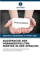 Aussprache Der Vorangestellten Wörter in Der Sprache (German Edition) 6208127300 Book Cover