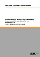 Bibliographie zur analytischen Literatur zum Rechtsextremismus und Aspekte von Interventionen: Journal EXIT-Deutschland Nr. 3/2010 3656086230 Book Cover