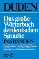Duden Worterbuch, Sp-Z 3411013605 Book Cover