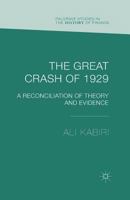 The Great Crash of 1929: A Reconciliation of Theory and Evidence 1349476374 Book Cover