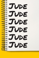 Name Jude A beautiful personalized: Lined Notebook / Journal Gift, Notebook for Jude,120 Pages, 6 x 9 inches, Gift For Jude, Personal Diary, Jude, Personalized Journal, Family Notebook, Customized Jou 1677024615 Book Cover