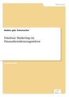Database Marketing Im Finanzdienstleistungssektor 3838641167 Book Cover