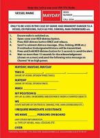 VHF DSC Mayday Procedure Card 1906594015 Book Cover