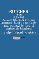 Notebook: Notebook: Butcher (120 pages, ruled) 1079892583 Book Cover