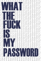 What The Fuck Is My Password: address & password logbook for internet website B083XTGHWF Book Cover