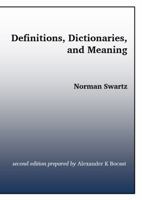 Definitions, Dictionaries, and Meaning 1945208104 Book Cover