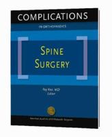 Complications in Orthopaedics Spine Surgery (Complications in Orthopaedics) 0892033681 Book Cover