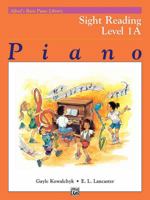 Alfred's Basic Piano Library Sight Reading, Bk 1a 0739004980 Book Cover
