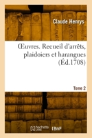 Oeuvres. Tome 2 2418045269 Book Cover