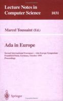 Ada in Europe: Second International Eurospace-Ada-Europe Symposium, Frankfurt, Germany, October 2-6, 1995 3540607579 Book Cover