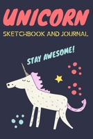 Unicorn Activity Book for Kids: With +110 Lined and Blank Pages, Perfect for Journal, Doodling, Sketchbook and notebook: Cute Kawaii Unicorn Activity Book for Kids 1653391561 Book Cover