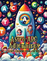 Astro-ABC Adventures Story Coloring Book for Kids: Take Off to the Spelling Stars | Light Grayscale Coloring Pages B0CTJ8NP3L Book Cover