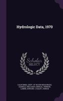 Hydrologic Data, 1970 1341552292 Book Cover