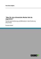 "Was für eine chinesische Mutter bist du eigentlich?": Handlungsorientierung und Motivation in der Erziehung Amy Chuas 3640921267 Book Cover