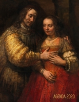Rembrandt Pianificatore 2020: Sposa Ebrea 12 Mesi Con Calendario 2020 Maestro Olandese Organizer & Diario Agenda Giornaliera 2020 1678509086 Book Cover