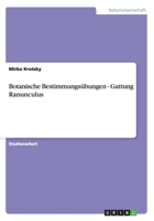 Botanische Bestimmungs�bungen - Gattung Ranunculus 3638778096 Book Cover