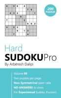 Hard Sudoku Pro: Book for Experienced Puzzlers (200 puzzles) Vol. 90 1976519241 Book Cover