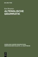 Altenglische Grammatik: Nach Der Angels�chsischen Grammatik Von Eduard Sievers 3484400218 Book Cover