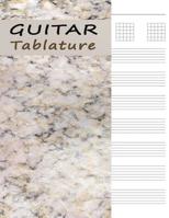 Guitar Tab Book: Notebook of Tablature Paper for Composing Music - Golden Marble 1077403623 Book Cover