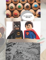 Blank Comic Book for Kids: Draw Your Own Comics with This Large Sketchbook: Create Your Own Drawing, Cartoons, and Comics, 8.5x11, 120 Pages. 170222581X Book Cover