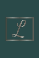L: Initial Monogram Letter L College Ruled Notebook. Personalized Medium Lined Journal & Diary for Writing & Note Taking for Girls, Boys, Men and Women 1672870984 Book Cover