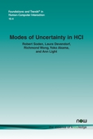 Modes of Uncertainty in HCI (Foundations and Trends 1638280541 Book Cover