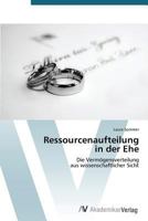 Ressourcenaufteilung in der Ehe 363939447X Book Cover