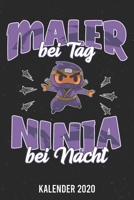 Kalender 2020: Maler Ninja A5 Kalender Planer für ein erfolgreiches Jahr - 110 Seiten (German Edition) 1671703820 Book Cover
