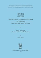 Gregor Von Nyssa: Oratio Consolatoria in Pulcheriam 3796511015 Book Cover