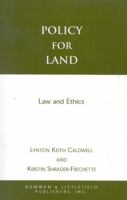 Policy for Land 0847677796 Book Cover