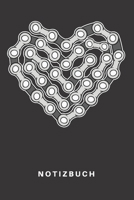 Notizbuch: Notizbuch Notizheft Schreibbuch 110 Seiten Liniert Linien DIN A5 Fahrrad Bike Rad Radeln Biker Mountainbike Fahrradfahrer BMX E-Bike Fahren Mountainbiking Mountainbiker Fahrradkette Love Li 1660588707 Book Cover