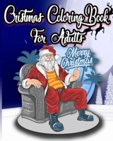 Christmas Coloring Book For Adults: 40 Christmas coloring pages B08M1QXZVR Book Cover