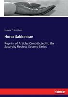 Horae Sabbaticae, Volume 2 1141951894 Book Cover