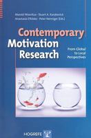 Contemporary Motivation Research: From Global to Local Perspectives 0889373566 Book Cover