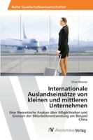 Internationale Auslandseinsätze von kleinen und mittleren Unternehmen 3639466403 Book Cover