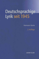 Deutschsprachige Lyrik Seit 1945 3476018903 Book Cover