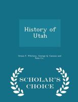 History of Utah 1017006083 Book Cover
