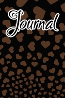 Journal: Chocolate Brown Falling Hearts Journal for women to write in 1657896285 Book Cover