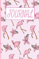 Journal: Pink Flamingo Pattern 1695194810 Book Cover