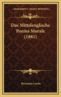 Das Mittelenglische Poema Morale (1881) 1160370109 Book Cover