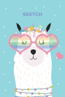 Sketch: A Magical Unicorn Sketch Book for fans of Cupcakes, Doodles, Llamas, Caticorns and Rainbows A Fun Art book for Elementary, Middle School and High School Girls 1676529616 Book Cover