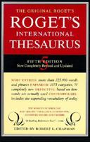 Roget's International Thesaurus (5th Edition) 0062731874 Book Cover