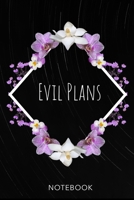 Evil Plans: a5 notebook, dotted, dot grid 120 pages 1670858448 Book Cover