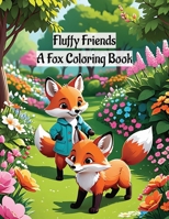 Fluffy Friends: A Fox Coloring Book B0CPM1VJDF Book Cover