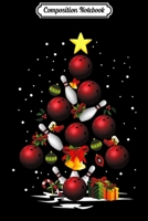 Composition Notebook: Funny Bowling Christmas Tree Light Xmas Gift Journal/Notebook Blank Lined Ruled 6x9 100 Pages 1708567453 Book Cover