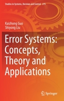 Error Systems: Concepts, Theory and Applications 3030407594 Book Cover