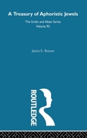 A Treasury of Aphoristic Jewels 0700708928 Book Cover