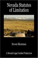 Nevada Statutes of Limitation 1411631250 Book Cover
