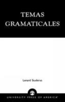 Temas Gramaticales 0819176435 Book Cover